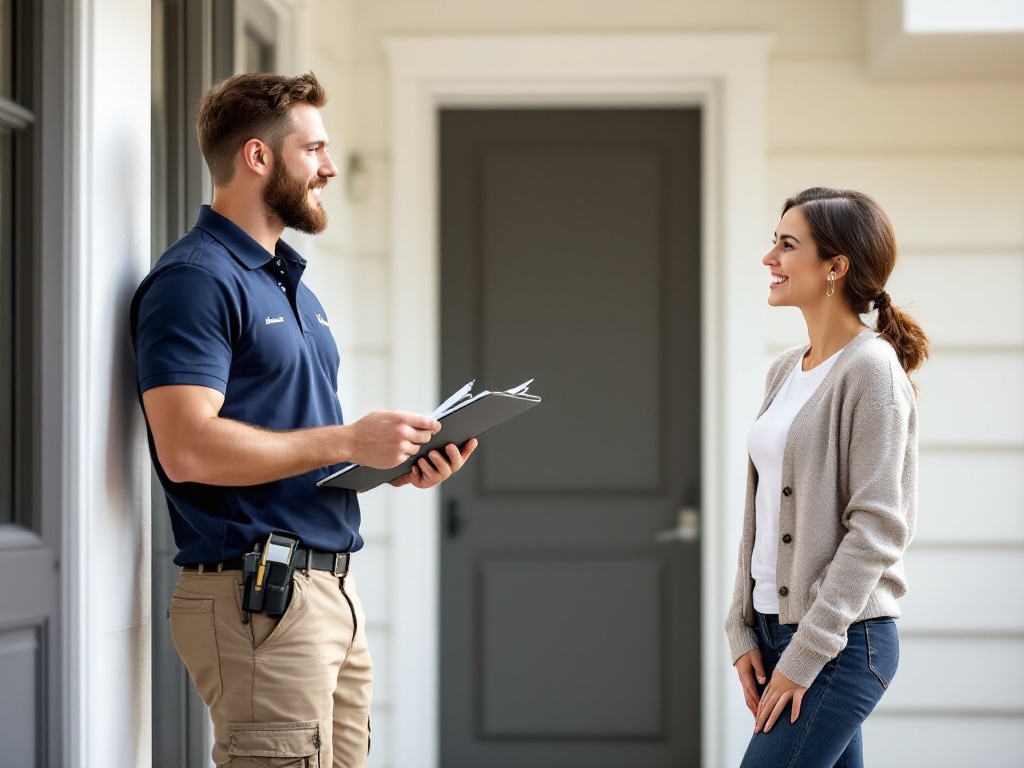 Expert Pest Control Service in Fort Collins Pest Control in Fort Collins, CO technician inspecting a property